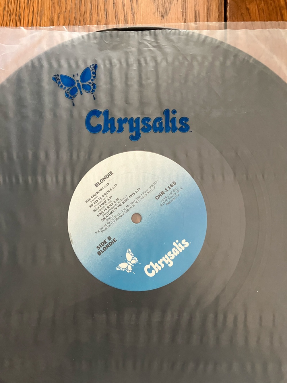 Vintage 1977 Blondie “Blondie” Debut Album Chrysalis Reissue CHR-1165 - Picture 7 of 8